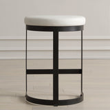 Bar & Counter Stools Ivanna White Counter Stool