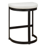 Bar & Counter Stools Ivanna White Counter Stool