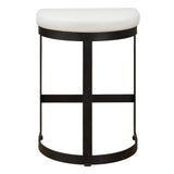 Bar & Counter Stools Ivanna White Counter Stool