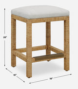 Bar & Counter Stools Muriel Rattan Counter Stool
