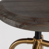 Bar & Counter Stools Revolve Brass Counter Stool