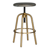 Bar & Counter Stools Revolve Brass Counter Stool