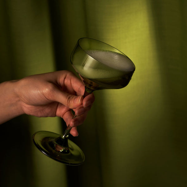 Reserve Nouveau European Crystal Coupes // Sage