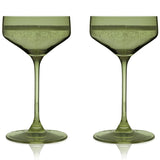 Reserve Nouveau European Crystal Coupes // Sage