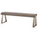 Benches, Ottomans & Stools Acai Light Gray Bench