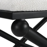 Benches, Ottomans & Stools Andrews White Small Bench