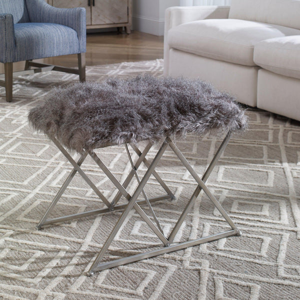 Benches, Ottomans & Stools Astairess Fur Small Bench