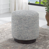Benches, Ottomans & Stools Avila Tweed Round Ottoman