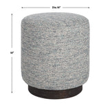 Benches, Ottomans & Stools Avila Tweed Round Ottoman