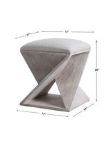 Benches, Ottomans & Stools Benue Gray Ottoman