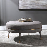 Benches, Ottomans & Stools Blake Modern Taupe Ottoman