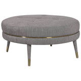 Benches, Ottomans & Stools Blake Modern Taupe Ottoman
