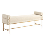 Benches, Ottomans & Stools Bolster Pearl White Bench