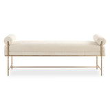 Benches, Ottomans & Stools Bolster Pearl White Bench
