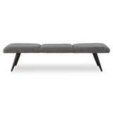 Benches, Ottomans & Stools Bowtie Charcoal Fabric Bench