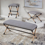 Benches, Ottomans & Stools Braddock Striped Bench