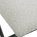Benches, Ottomans & Stools Brisby Gray Fabric Small Bench