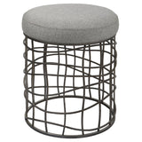 Benches, Ottomans & Stools Carnival Iron Round Accent Stool