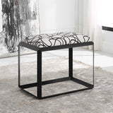 Benches, Ottomans & Stools Curls Gray Small Bench