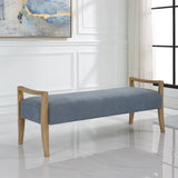 Benches, Ottomans & Stools Daylight Sky Blue Bench