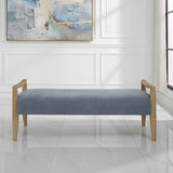 Benches, Ottomans & Stools Daylight Sky Blue Bench