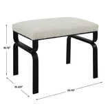 Benches, Ottomans & Stools Diverge White Shearling Small Bench