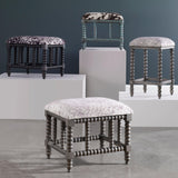 Benches, Ottomans & Stools Estes Faux Cow Hide Small Bench