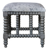 Benches, Ottomans & Stools Estes Faux Cow Hide Small Bench