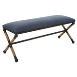 Benches, Ottomans & Stools Firth Rustic Navy Bench