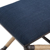 Benches, Ottomans & Stools Firth Small Navy Fabric Bench