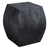 Benches, Ottomans & Stools Grove Black Wooden Accent Stool