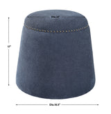 Benches, Ottomans & Stools Gumdrop Denim Ottoman