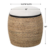 Benches, Ottomans & Stools Island Straw Accent Stool
