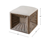 Benches, Ottomans & Stools Jia Wooden Ottoman
