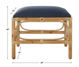 Benches, Ottomans & Stools Laguna Small Navy Bench