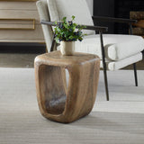 Benches, Ottomans & Stools Loophole Bleached Wash Accent Stool