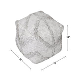 Benches, Ottomans & Stools Olfen Gray Pouf