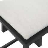 Benches, Ottomans & Stools Paradox Iron & Fabric Bench