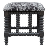 Benches, Ottomans & Stools Rancho Faux Cow Hide Small Bench