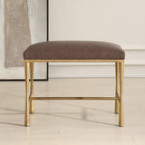 Benches, Ottomans & Stools Reform Gold Small Bench