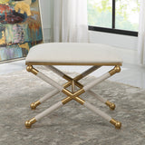 Benches, Ottomans & Stools Socialite White Small Bench
