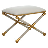 Benches, Ottomans & Stools Socialite White Small Bench