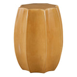 Benches, Ottomans & Stools Sunrise Amber Gloss Scalloped Garden Stool