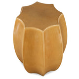 Benches, Ottomans & Stools Sunrise Amber Gloss Scalloped Garden Stool