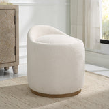 Benches, Ottomans & Stools Swirl Swivel Sheepskin Ottoman