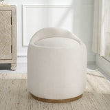 Benches, Ottomans & Stools Swirl Swivel Sheepskin Ottoman