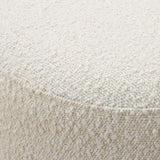 Benches, Ottomans & Stools Swirls Poplar Ivory Ottoman