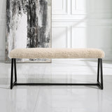 Benches, Ottomans & Stools Taupo Sheepskin Bench