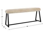 Benches, Ottomans & Stools Taupo Sheepskin Bench