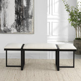 Benches, Ottomans & Stools Triple Cloud Modern Upholstered Bench